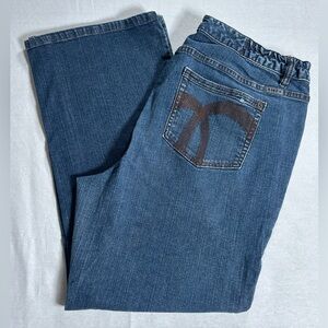 Liz Claiborne Wide Leg Jeans - Size 14W